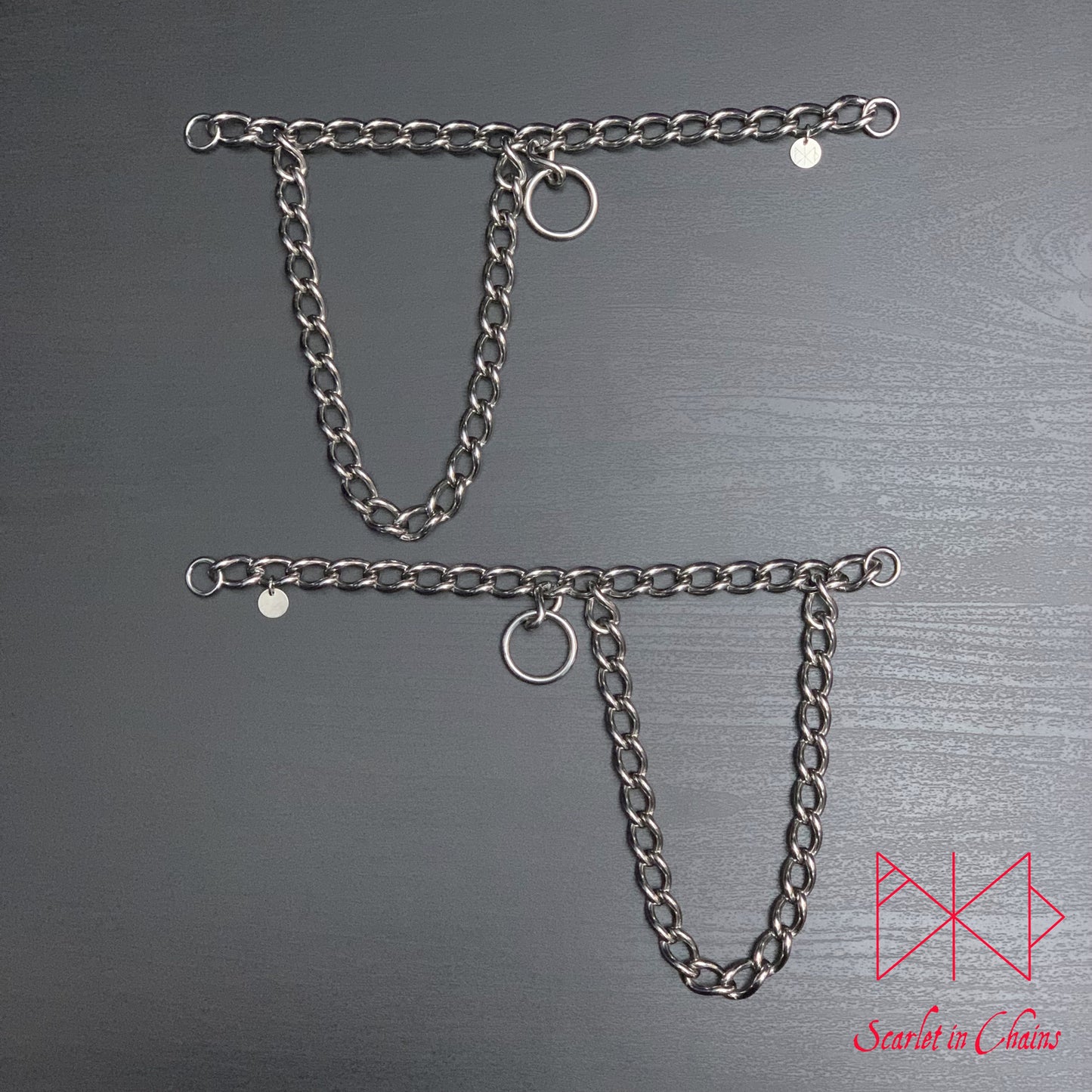 Stainless steel Rockstar Locking Heels Pair - Sissy - Forced Fem - Bdsm - Bondage - Fetish - Kinky - Cross Dresser - Transvestite - Slave - Shown Flat