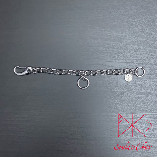 Mini Rockstar Anklet - Stainless Steel Anklet - Shown Flat