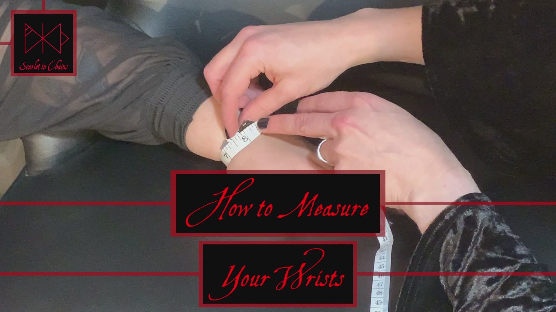 How to Measure Your Wrists Video, Goth Jewellery, Alternative Jewellery, Witch Jewellery, Occult Jewellery, Cuffs, Bracelets, Stainless Steel Jewellery