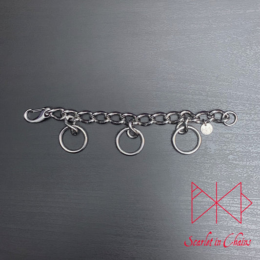 Single Valkyrie Cuff - Stainless Steel Cuff - Stainless Steel Bracelet - Shown Flat