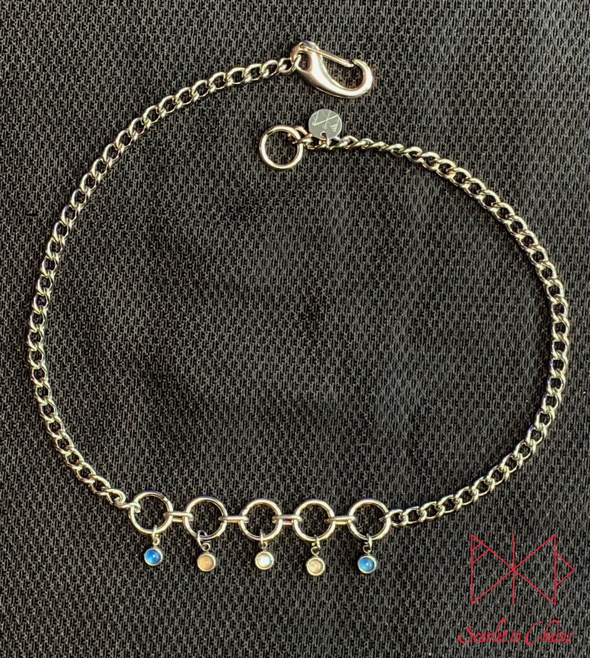 Pride Necklace stainless steel - LGBTQ+ - Trans Pride jewellery - Bisexual necklace - Asexual jewellery - Pride - Non Binary necklace - Pan Shown Flat Trans Transexual Edit alt text