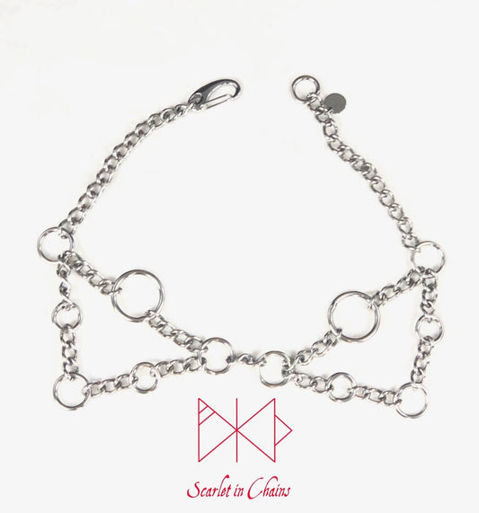 flat shot of witchy choker