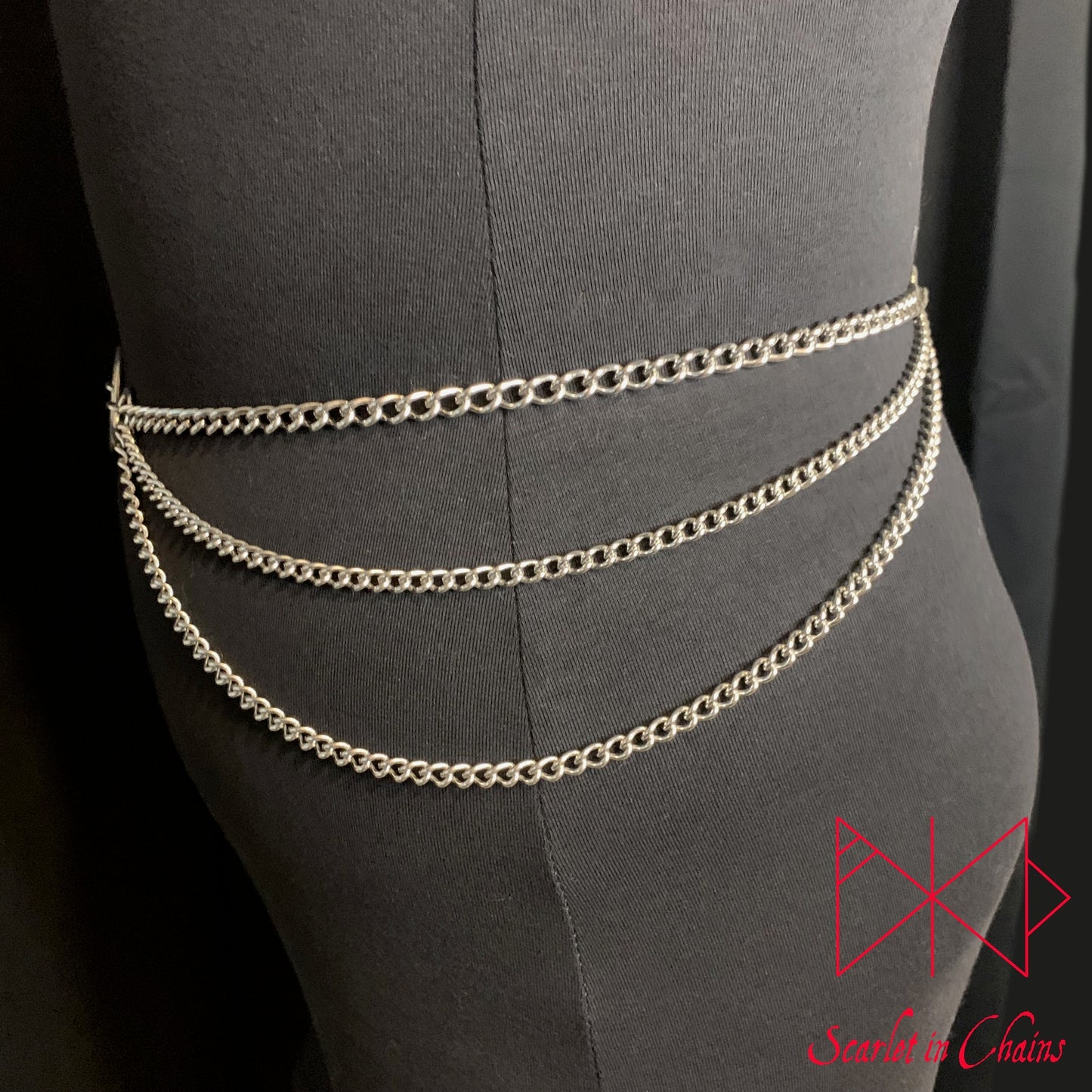 Mini Luna Beam Satellite belt 3 layer 2mm 304 grade stainless steel belt shown warn side
