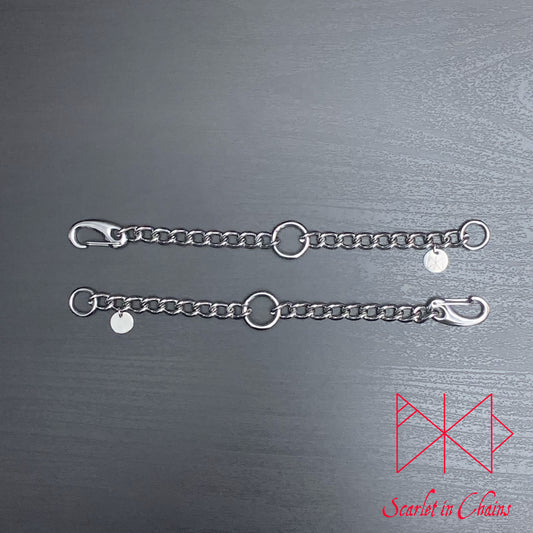 mini luna cuffs flat with clip finish made from stainless steel