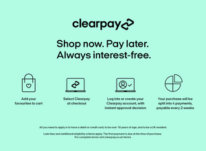 We now offer Clearpay!