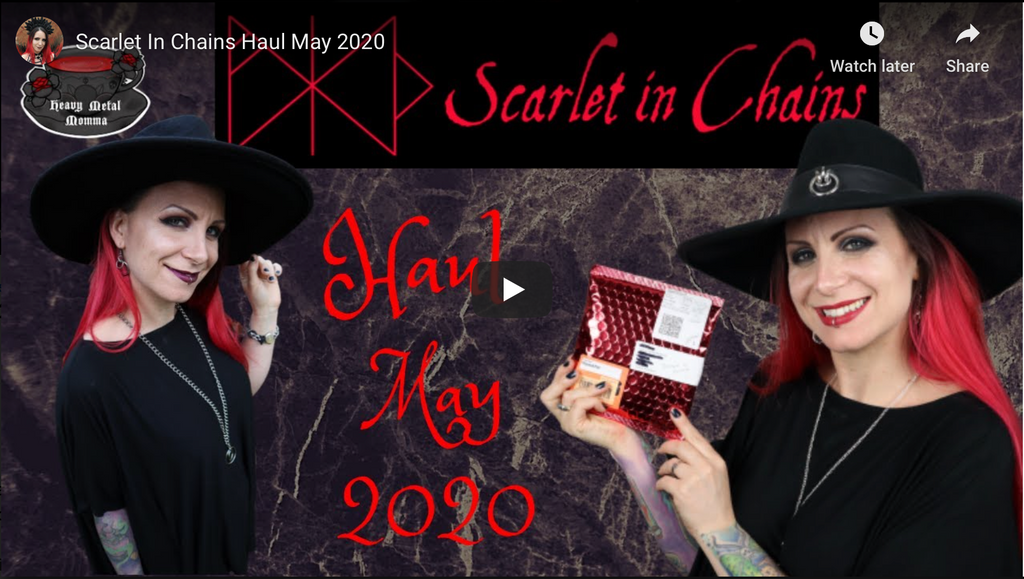 Heavy Metal Momma - Scarlet in Chains Haul May 2020