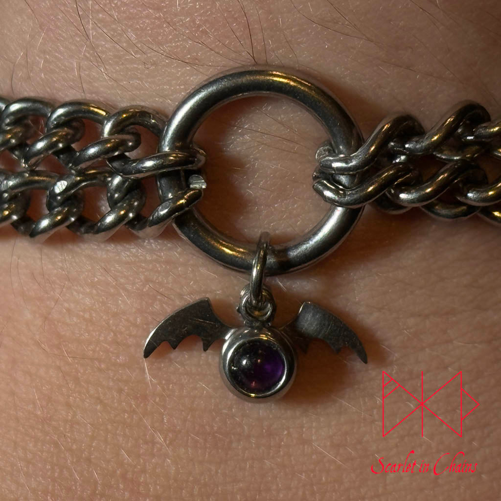 Vampire Bat Bracelet, Cuff, stainless steel jewellery, goth jewellery, event jewellery, Alt jewellery, witch jewellery, witch bracelet, stainless steel bracelet, stainless steel cuff, goth bracelet, goth cuff, alt cuff, alt bracelet, alternative cuff, alternative bracelet