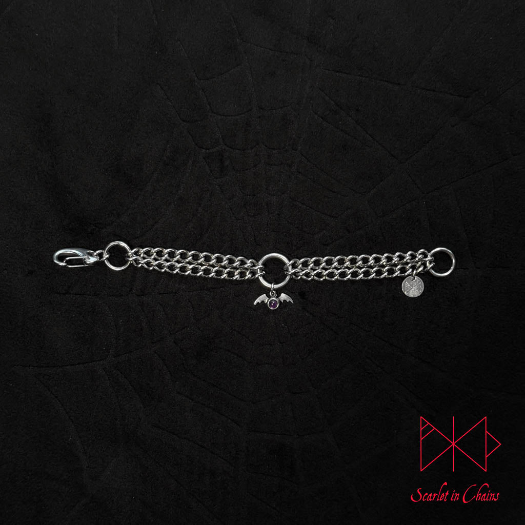 Vampire Bat Bracelet, Cuff, stainless steel jewellery, goth jewellery, event jewellery, Alt jewellery, witch jewellery, witch bracelet, stainless steel bracelet, stainless steel cuff, goth bracelet, goth cuff, alt cuff, alt bracelet, alternative cuff, alternative bracelet