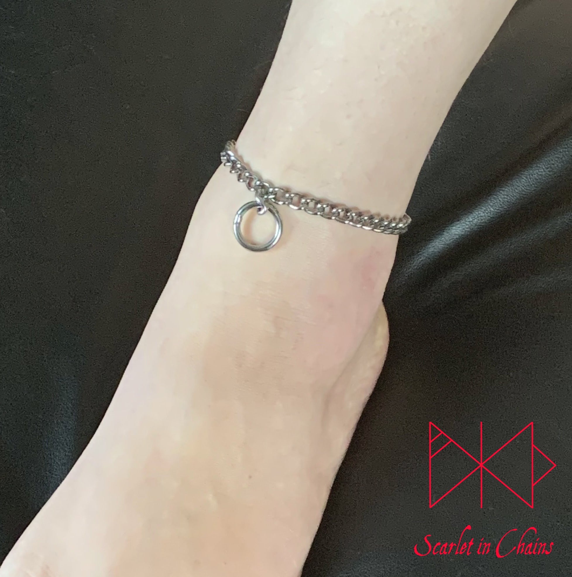 Micro Rockstar Anklet - Stainless Steel Anklet - Shown Warn