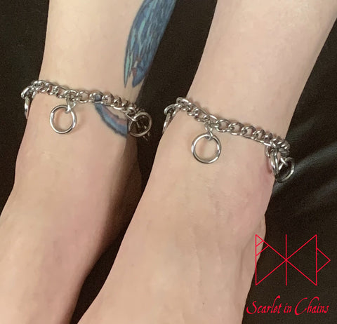 Mini Valkyrie Anklets - Stainless Steel Anklets - Shown Warn