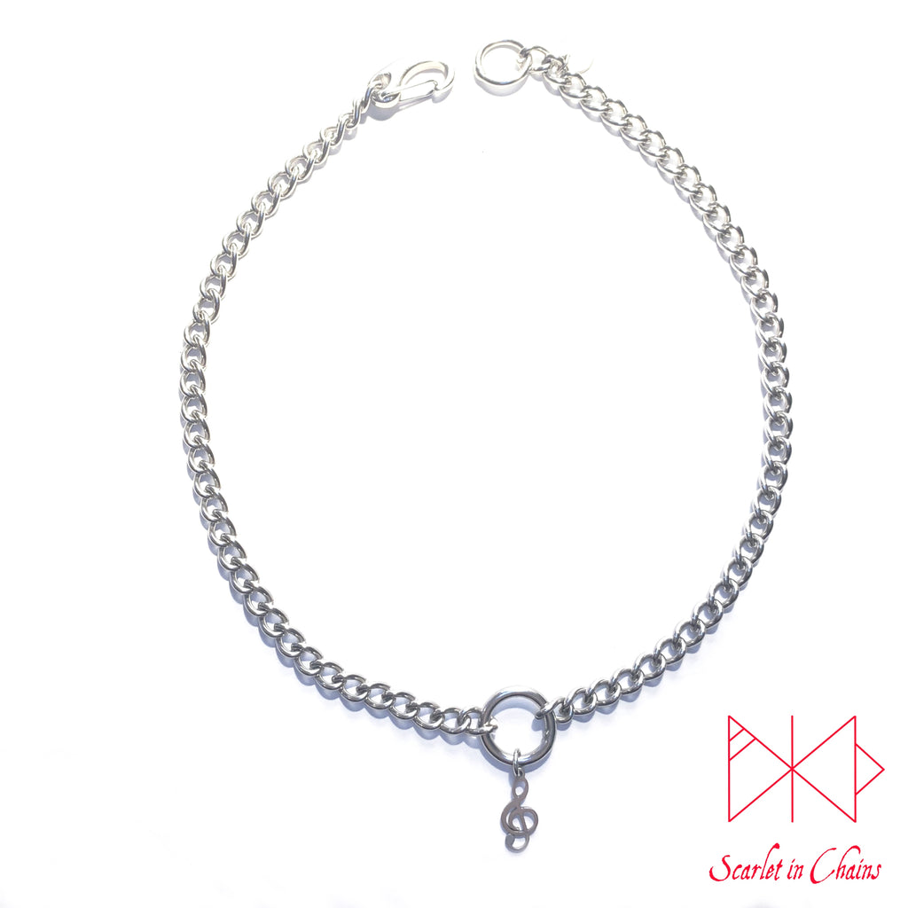 Treble Clef Bracelet Stainless Steel